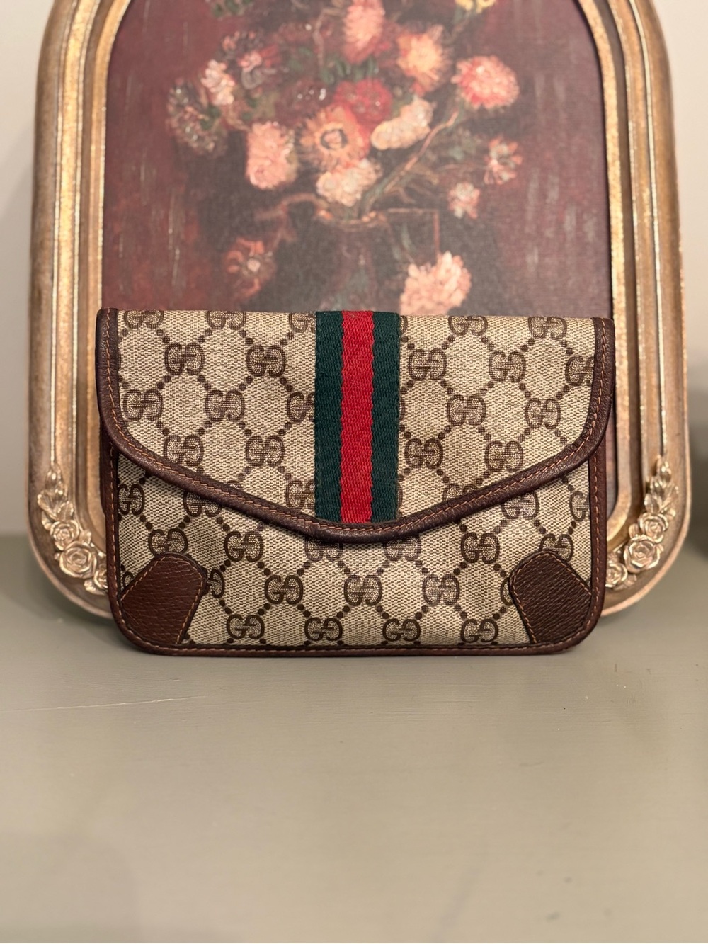 Vintage Gucci GG Supreme Web Pouch/Clutch